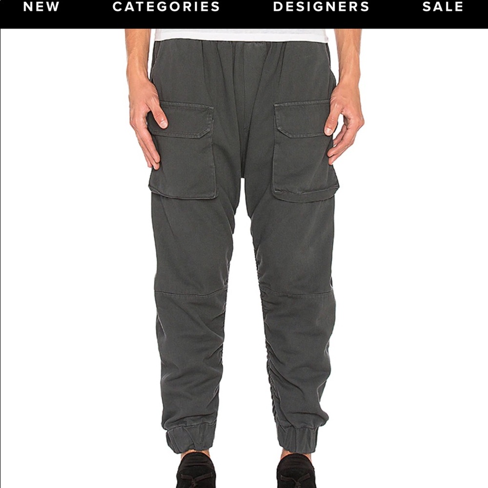 N.D.G. Studio Anthracite Blue FW16 Cargo pants